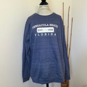 Sweat Shirt Pensacola Beach Size XL
